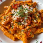 Creamy Garlic Parmesan Chicken Pasta