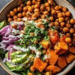 Roasted Sweet Potato Black Bean Salad