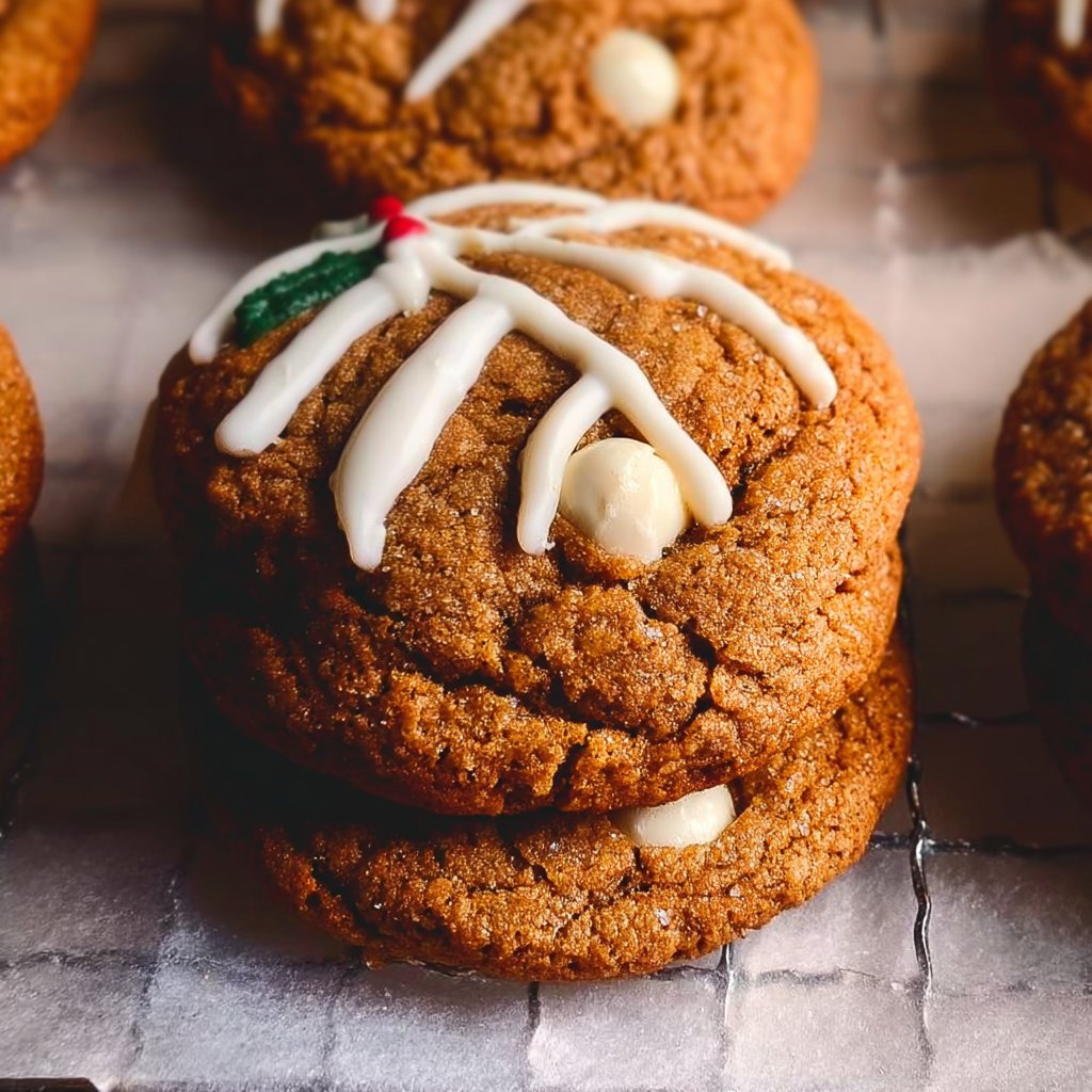 Chewy Maple Cinnamon Cookies with White Chocolate