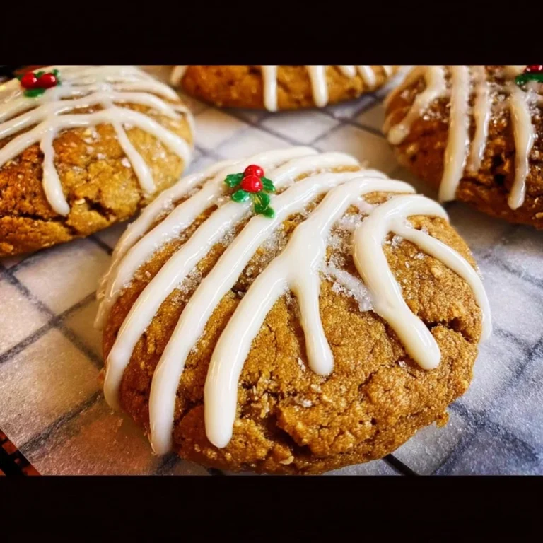 Chewy maple cinnamon cookies with white chocolate on a plate