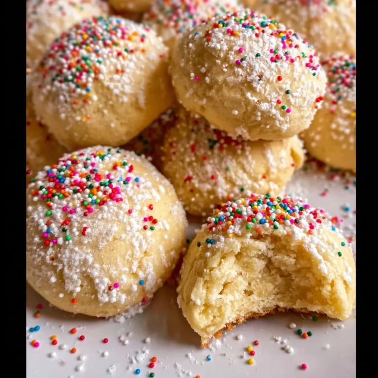 Delicious Italian Ricotta Cookies freshly baked on a platter