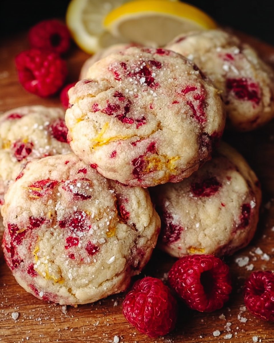 Lemon Raspberry Cookies