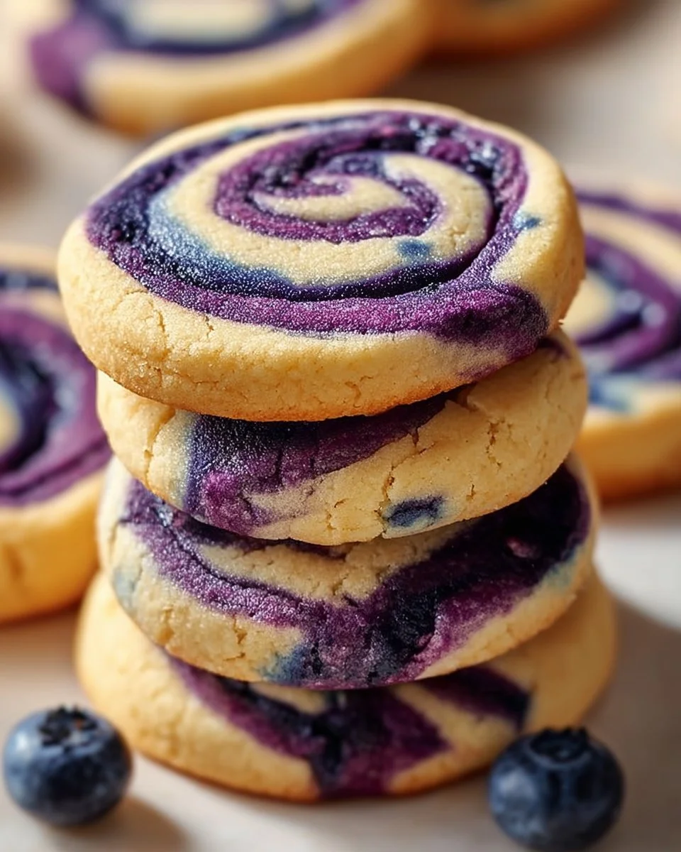 Blueberry Cheesecake Cookies topped with fresh blueberries and cream cheese frosting