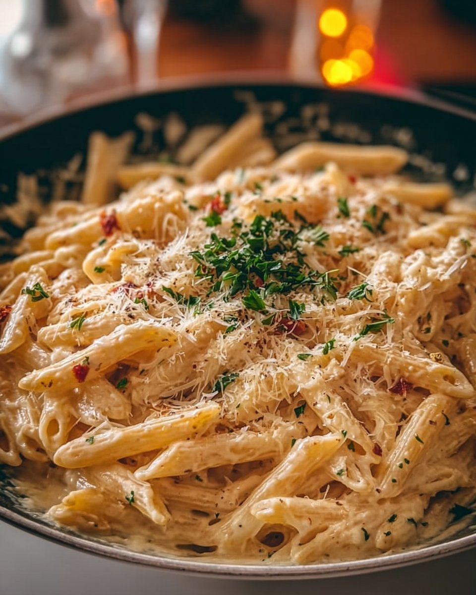 One Pot Creamy Garlic Pasta