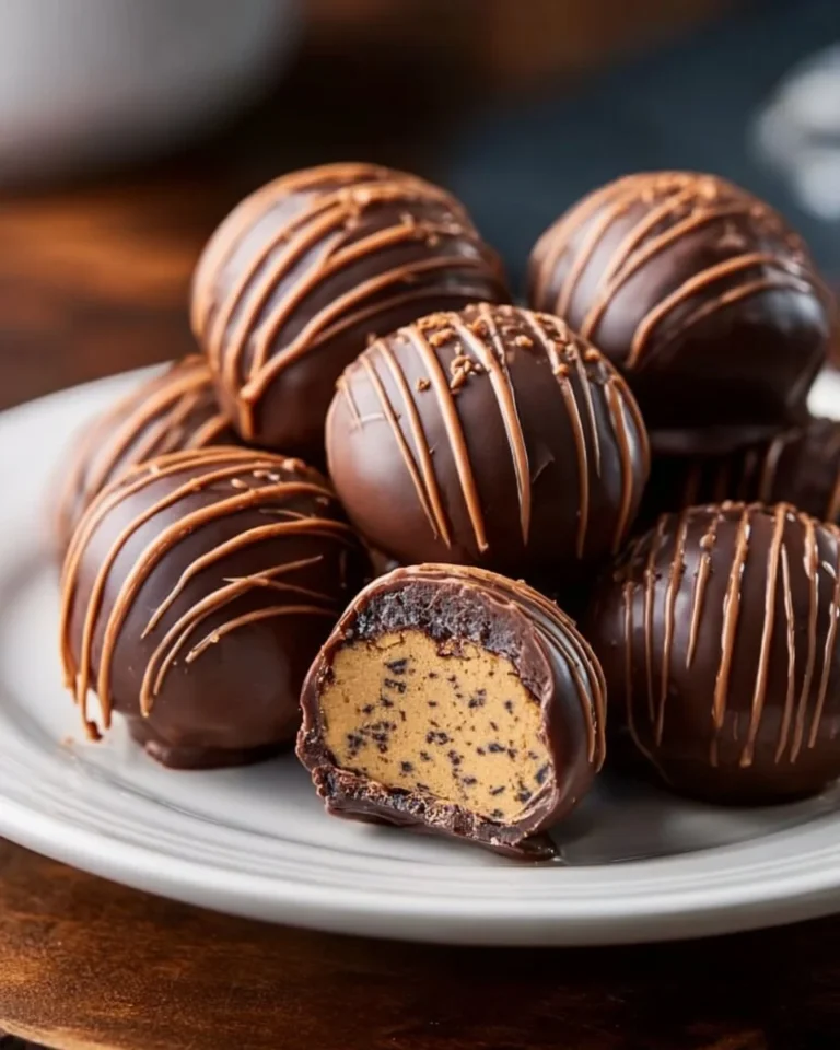Delicious Espresso Peanut Butter Truffles with coffee and chocolate flavors