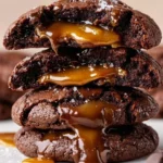 Crumbl Banana Bread Cookies with Cream Cheese Glaze