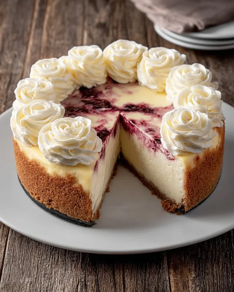 Slice of White Chocolate Raspberry Truffle Cheesecake from The Cheesecake Factory
