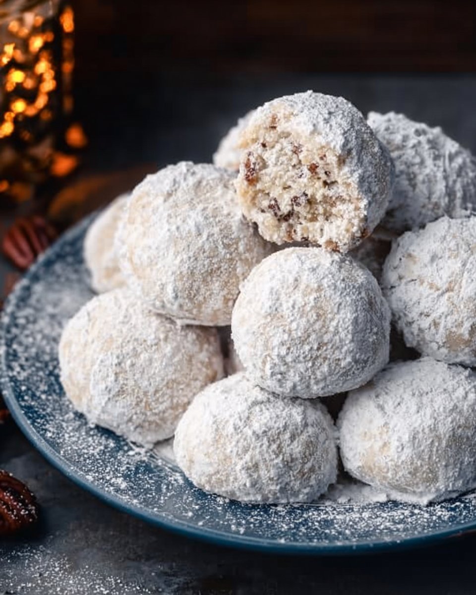 Pecan Snowball Cookies
