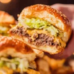 Garlic Butter Beef Cheeseburger Rollups