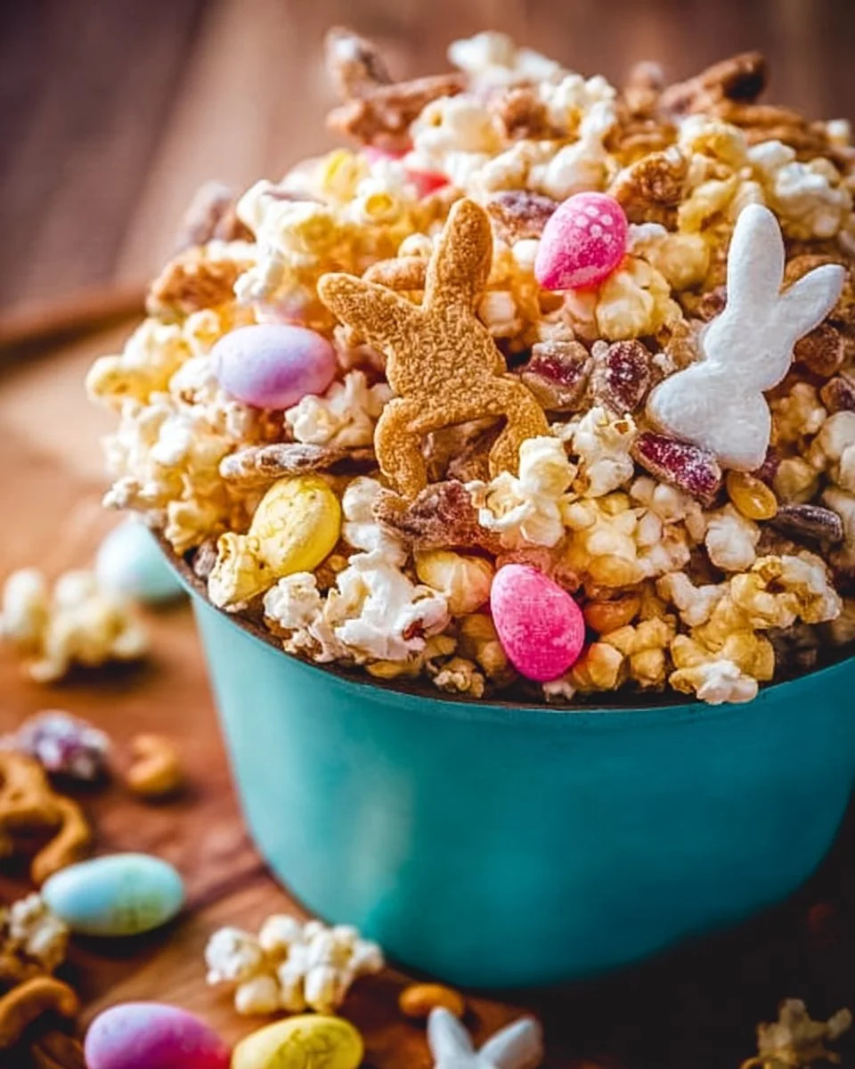 Bunny Bait Easter Popcorn Snack Mix