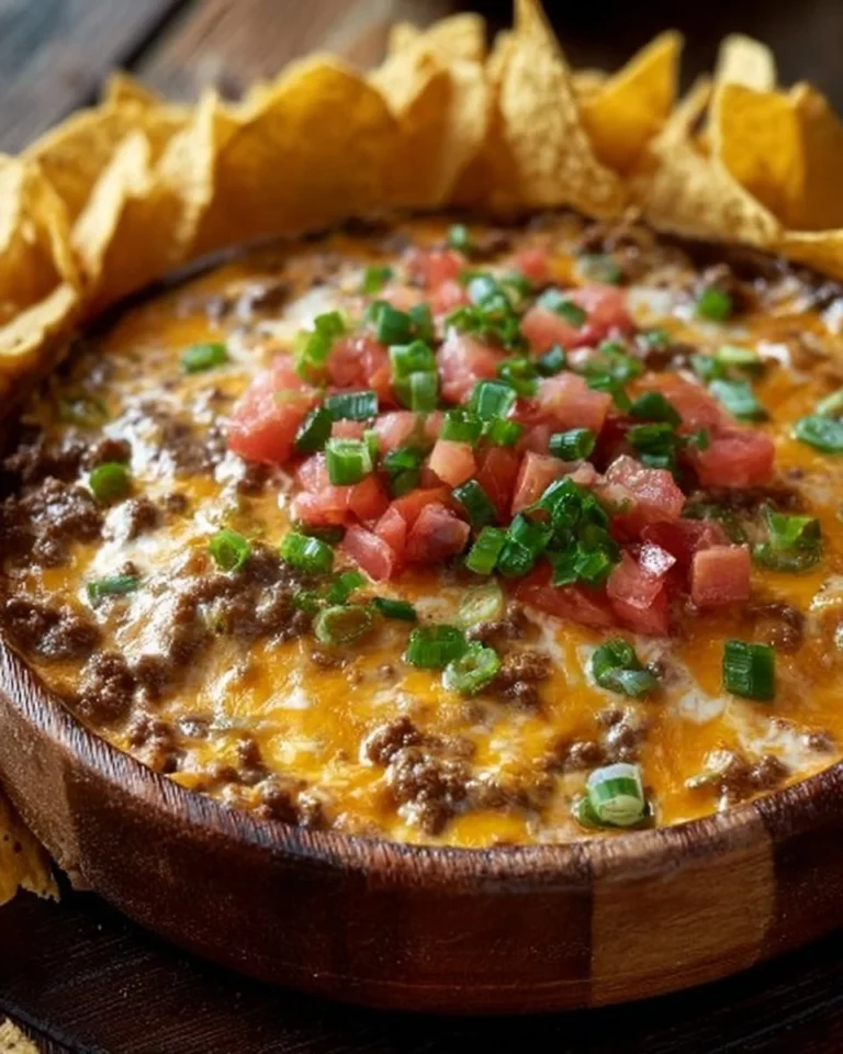 Creamy Cheesy Bean Dip served in a bowl with tortilla chips on the side