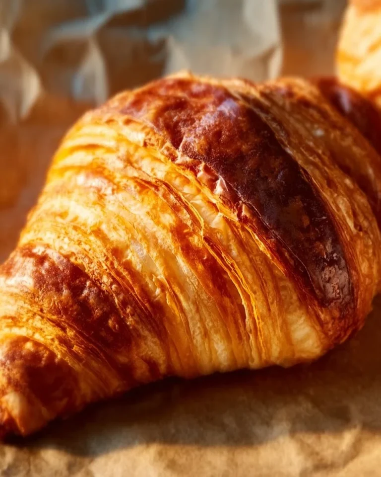 Freshly baked croissants ready to enjoy with coffee