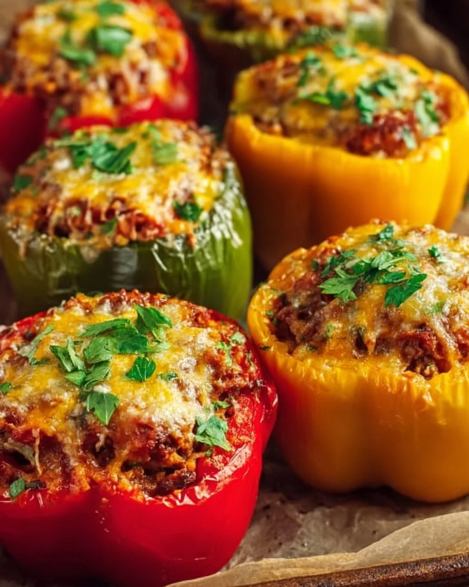 Healthy Stuffed Bell Peppers