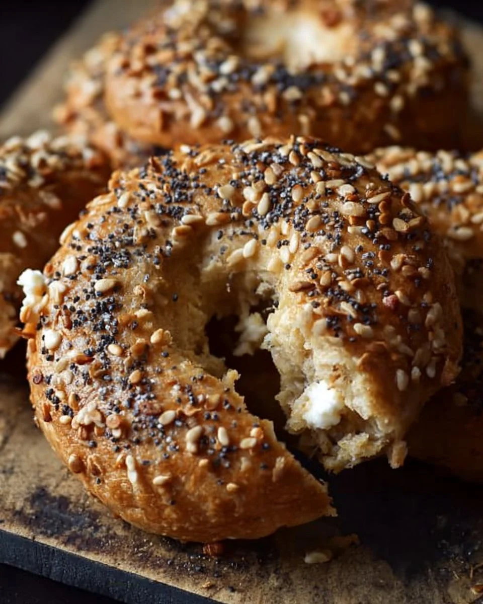 High Protein Greek Yogurt Bagels