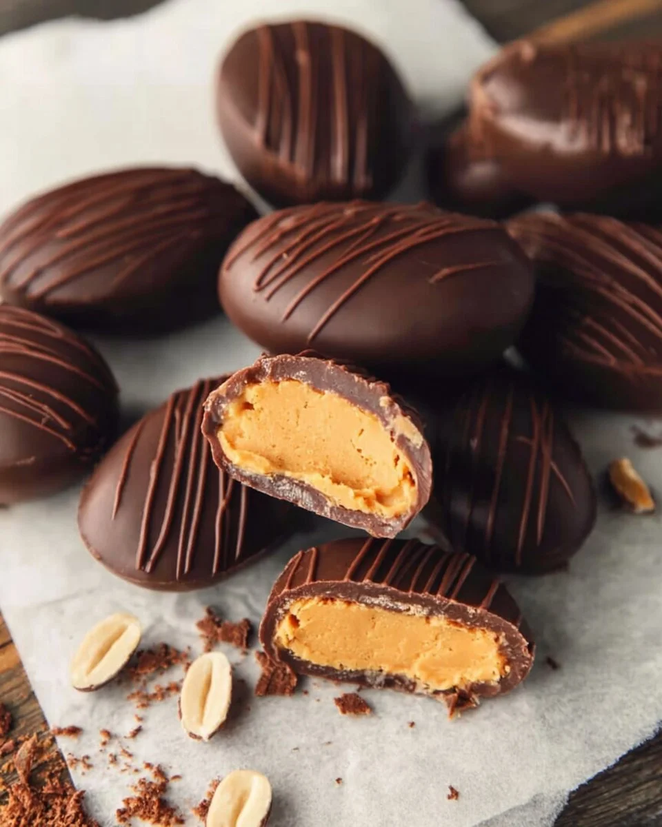 Homemade Healthy Peanut Butter Eggs