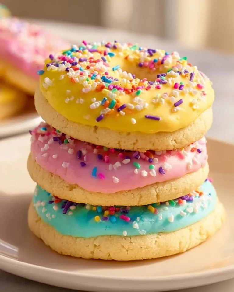 Soft and buttery Italian Easter cookies on a festive table.