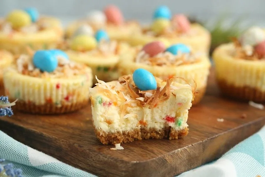 Mini Easter Cheesecakes