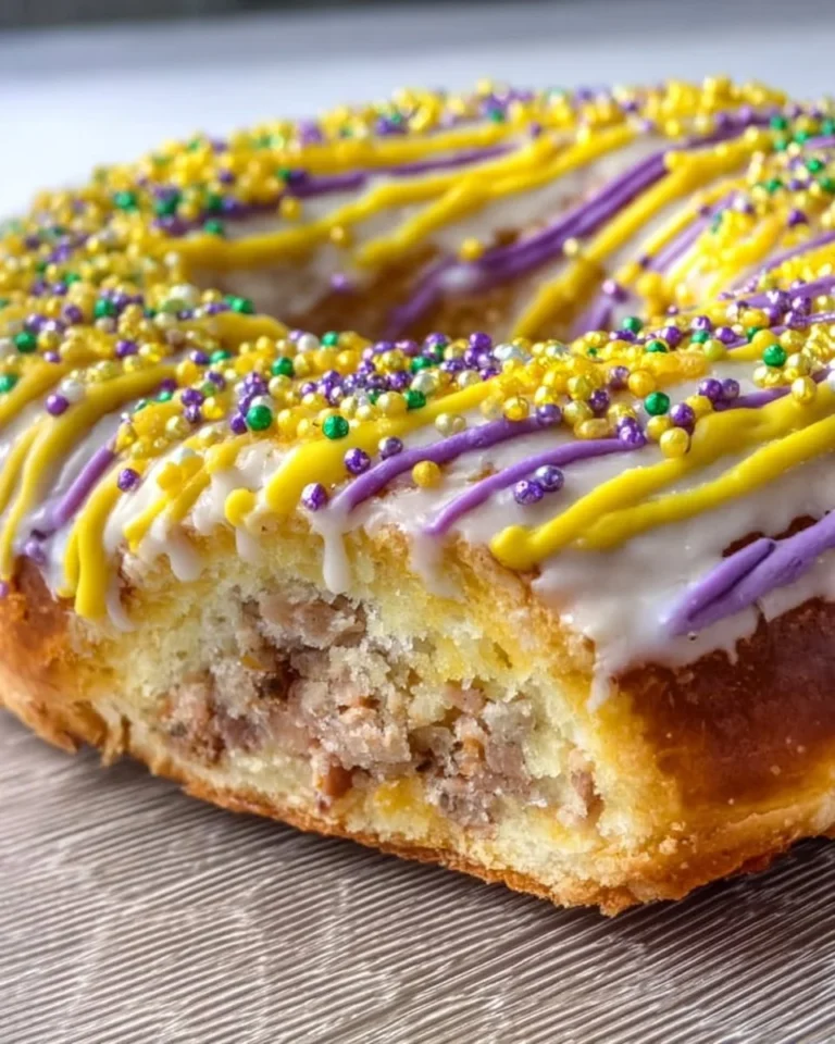 Delicious Praline Cream Brioche with a rich creamy filling