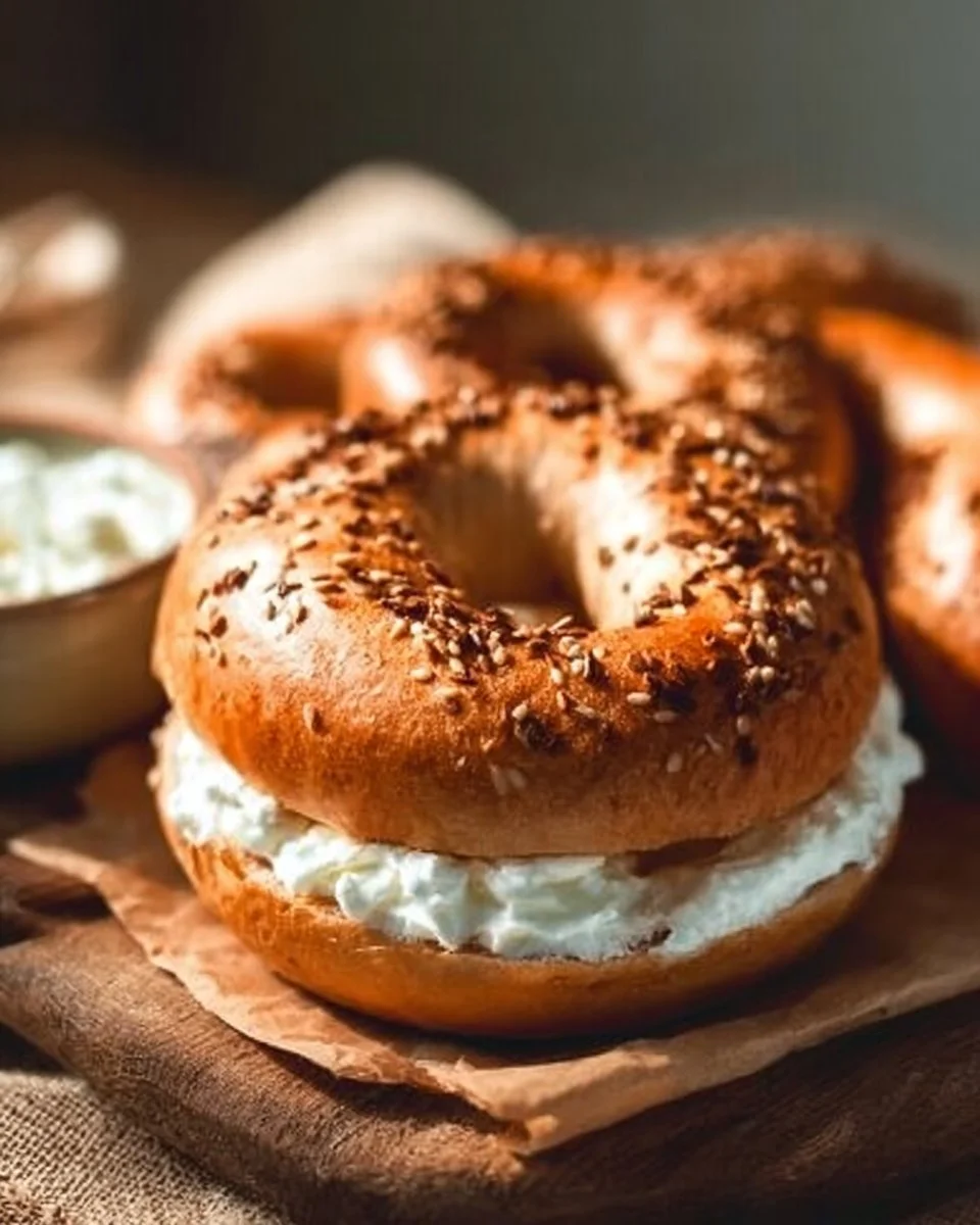Protein Bagels with Greek Yogurt
