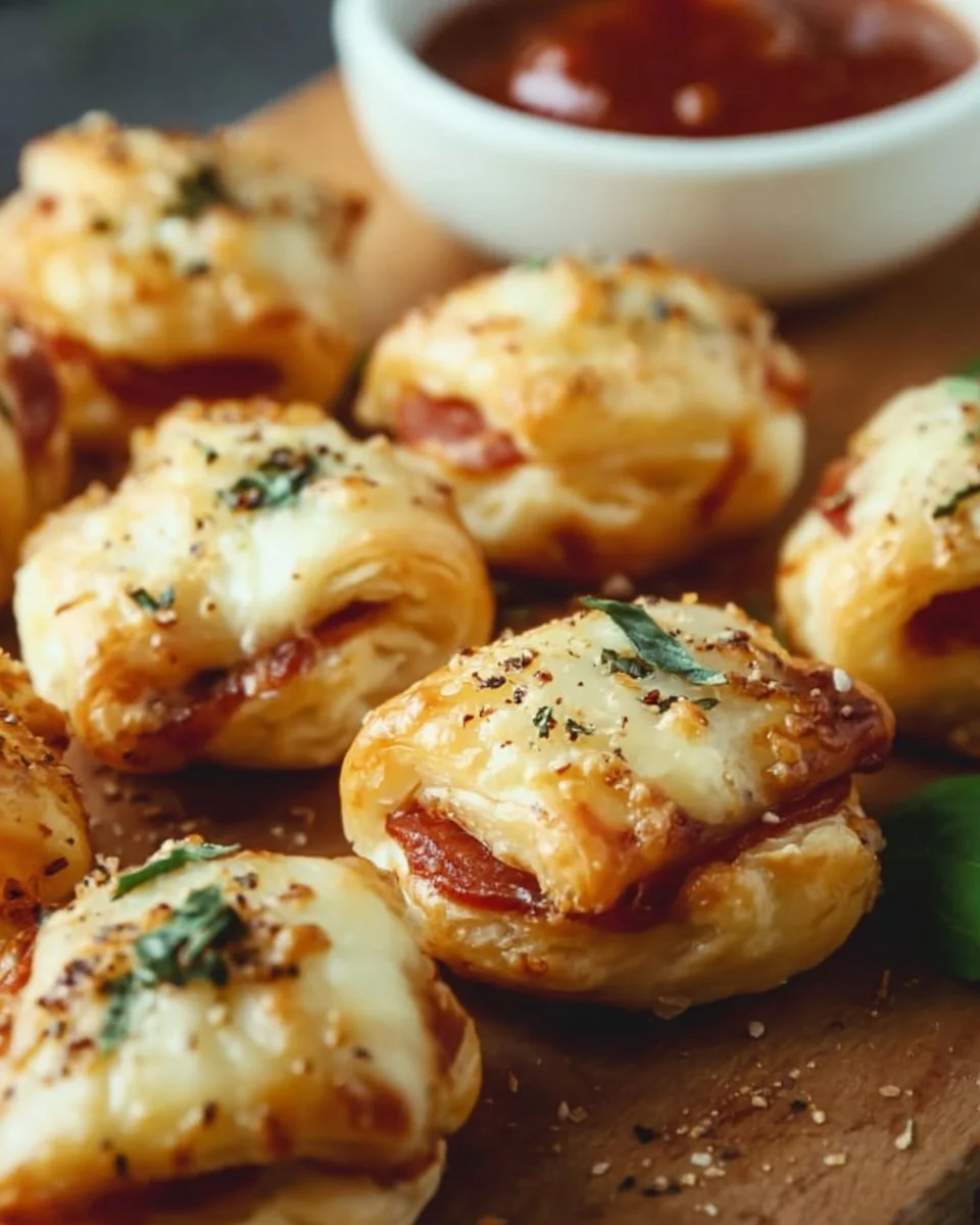 Puff Pastry Pizza Bites