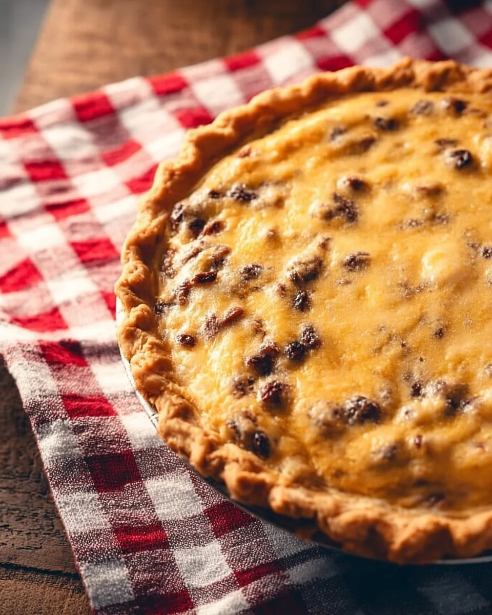 Sour Cream Raisin Pie