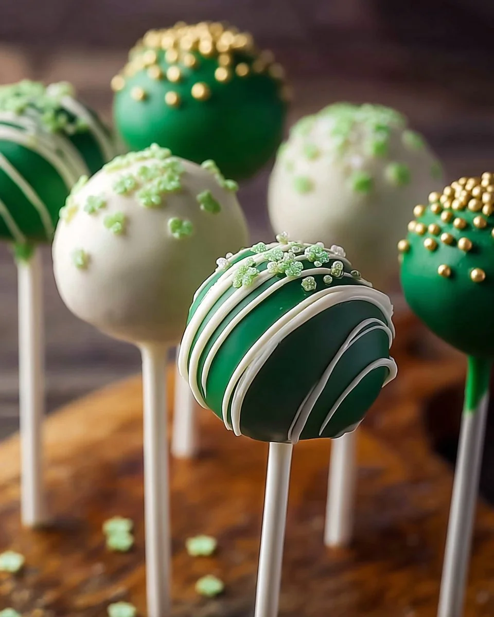 St. Patrick's Day Cake Pops