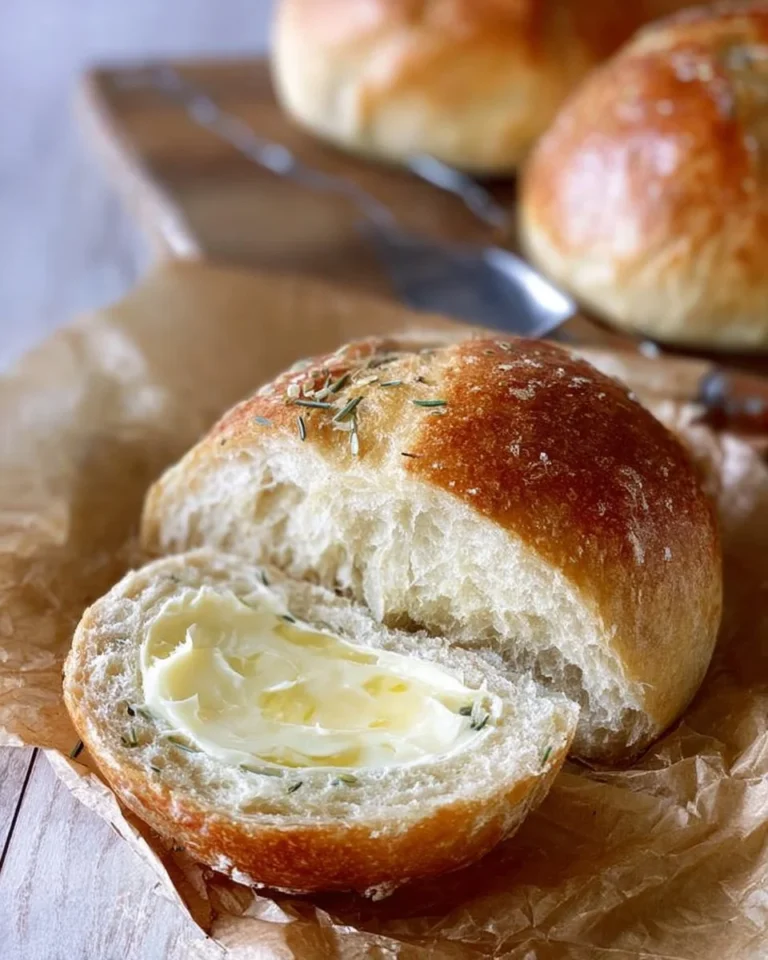 Freshly baked rosemary bread inspired by Macaroni Grill recipe.