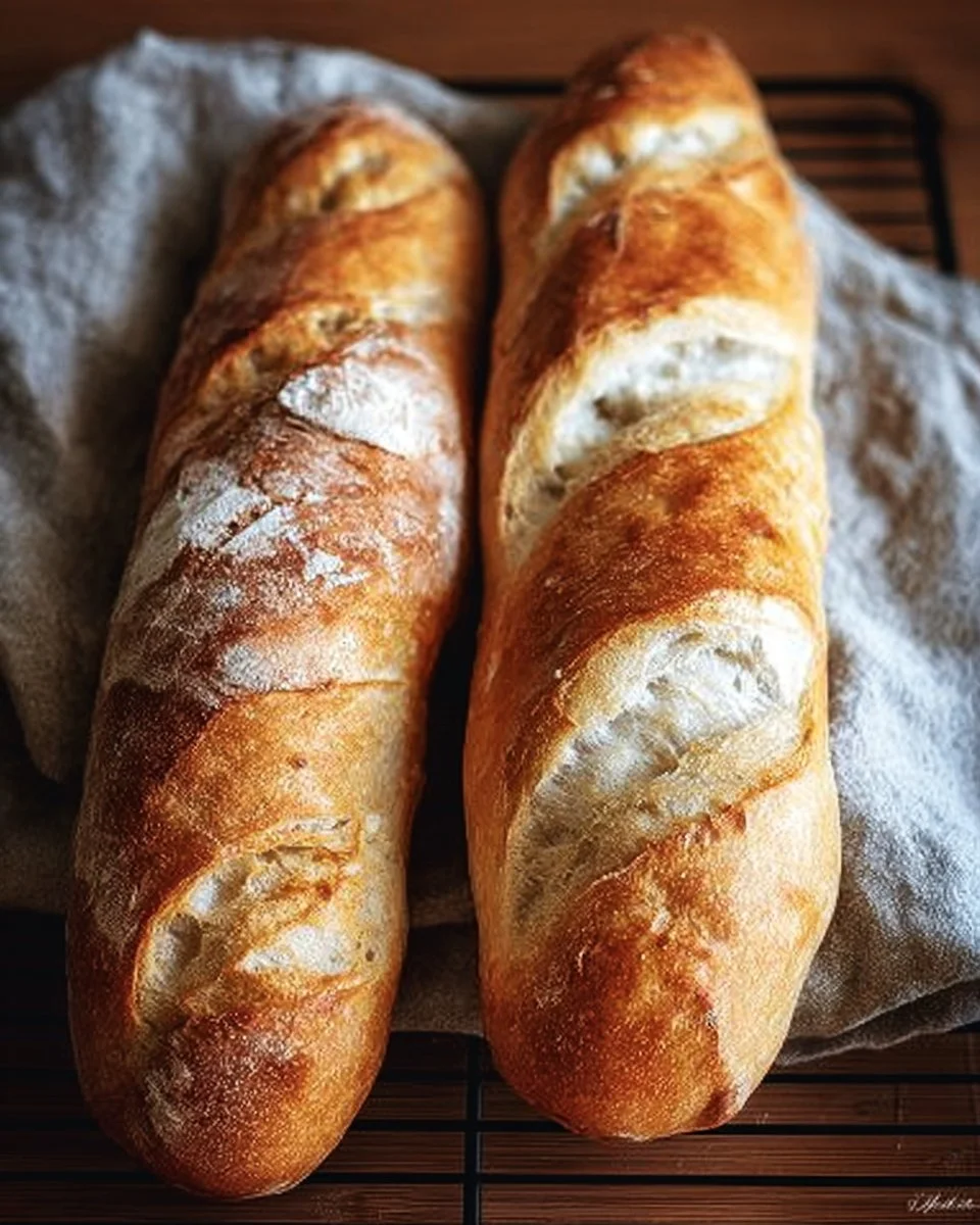 Easy French Bread Baguettes