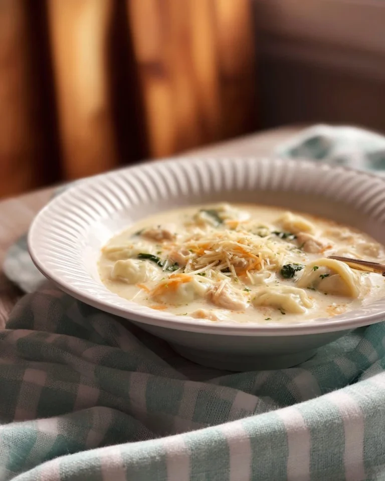 Delicious Chicken Gnocchi Soup inspired by Olive Garden's classic recipe.