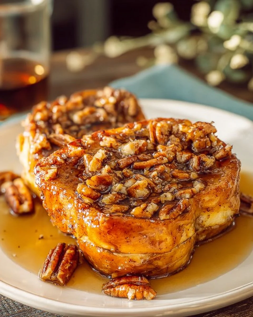 Overnight Pecan Pie French Toast