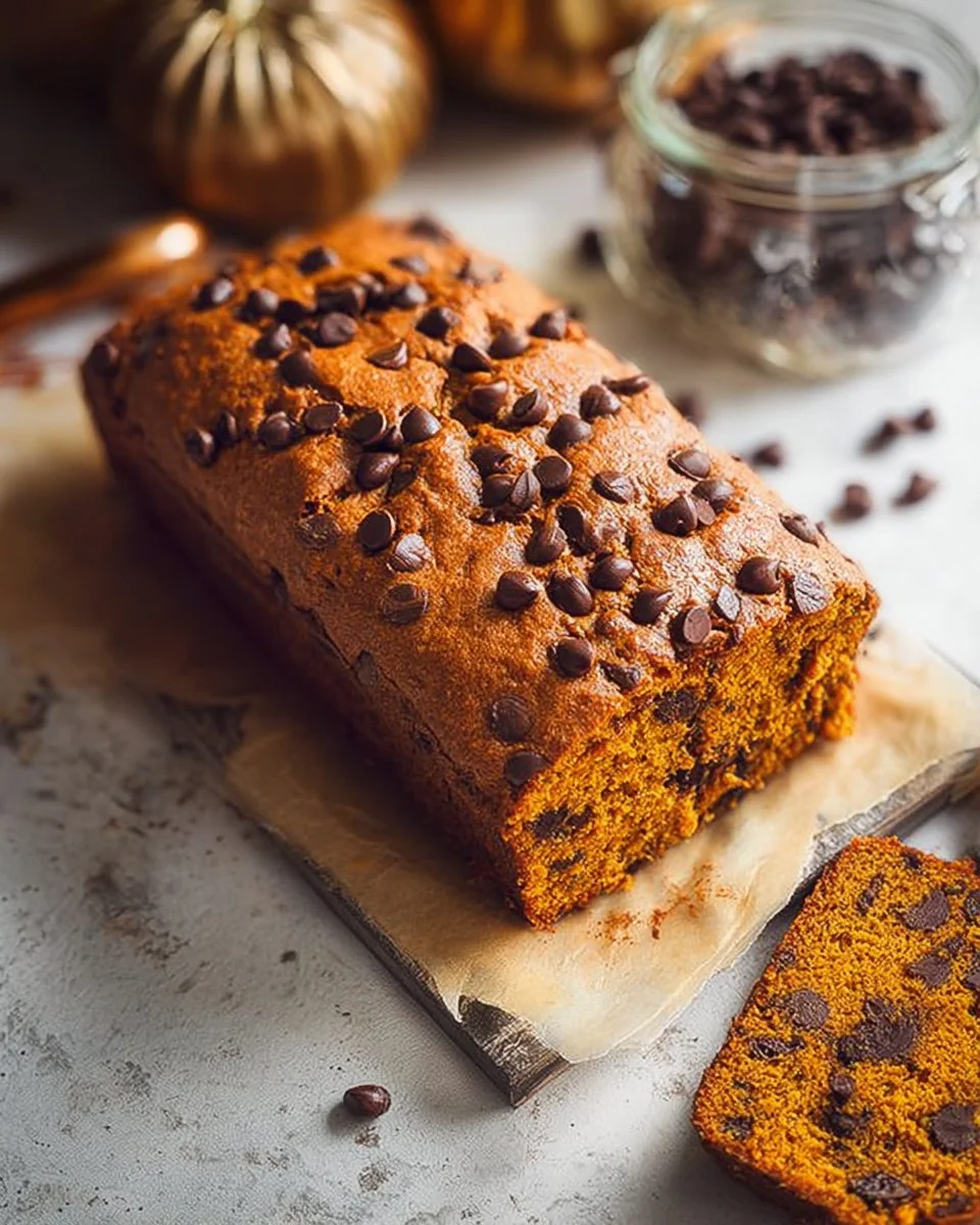 Pumpkin Chocolate Chip Bread