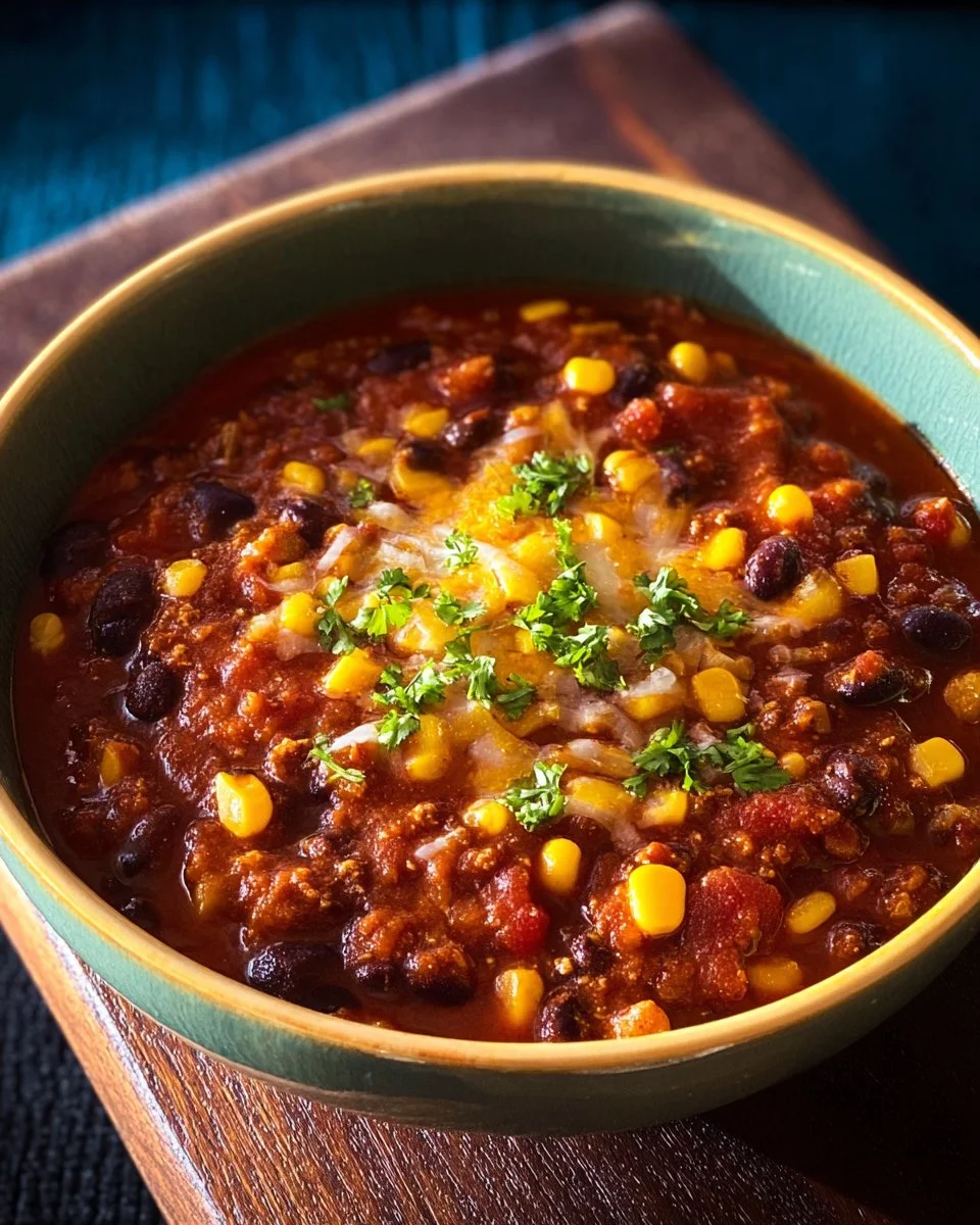 Sweet Corn & Black Bean Chili