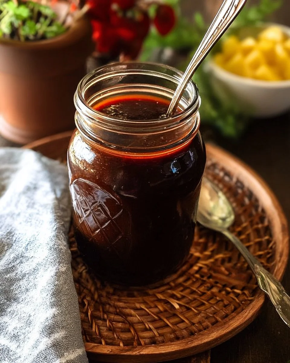 Sweet Hawaiian Barbecue Sauce (Huli Huli Sauce)