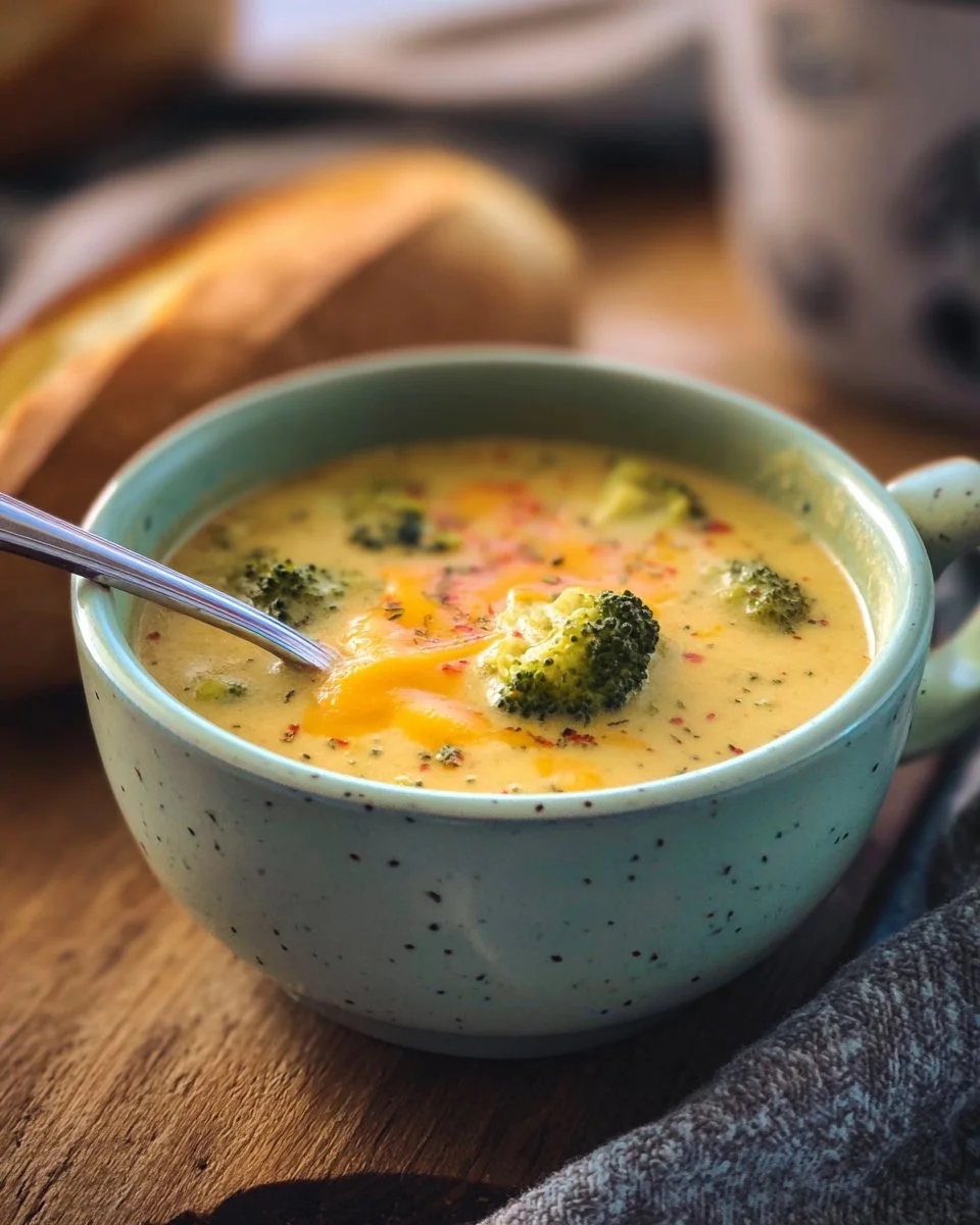 The Best Broccoli Cheese Soup