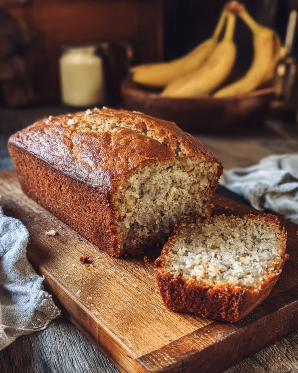 The Best Moist Banana Bread