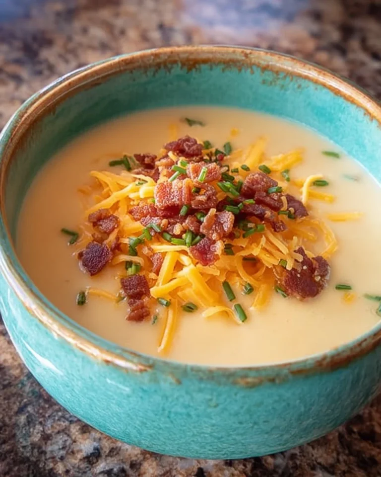Bowl of creamy Wisconsin cauliflower soup inspired by Zupas
