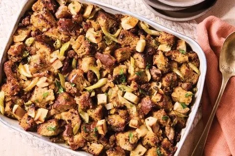 Apple and Sausage Stuffing
