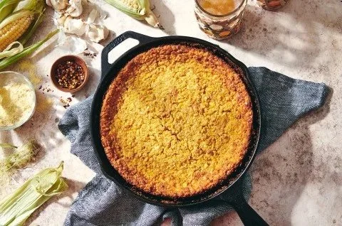 Corn Tamale Casserole with Garlic