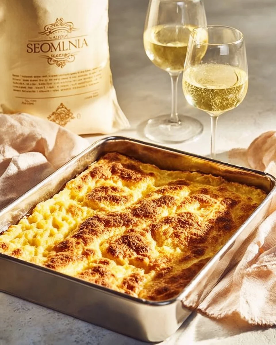 Delicious Roman Gnocchi served with sauce and herbs.