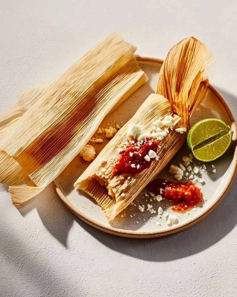 Delicious chicken tamales from Jalisco, prepared with traditional Tapatio Tamales recipe.